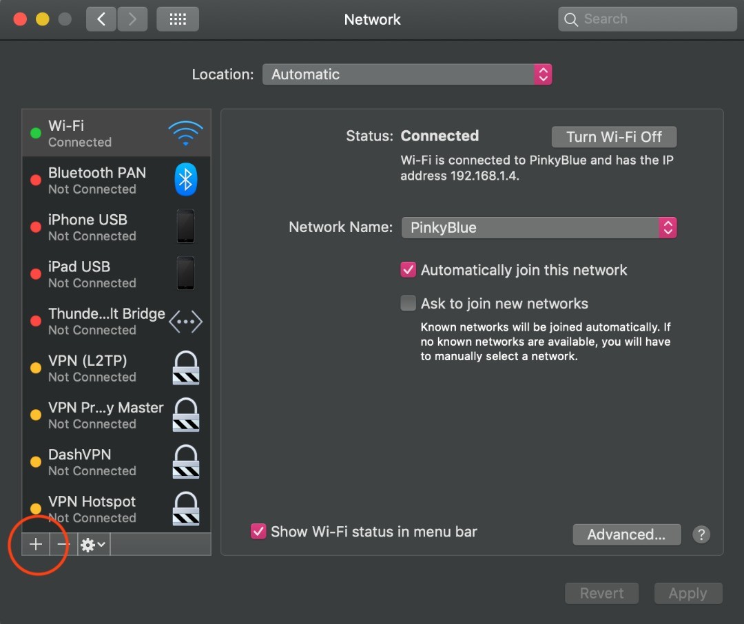 VPN L2TP مک بوک